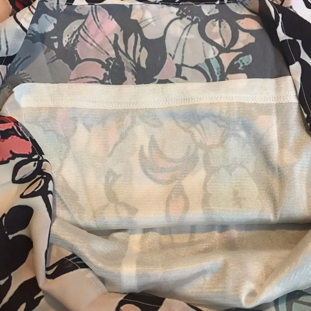 Floral Long Sleeve Mini Dress - Picture 7 of 8